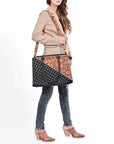 American Darling Tote Quilted Hand Tooled Genuine Leather Women Bag Western Handbag