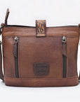 American Darling Crossbody Beautifully hand tooled Hair On Genuine Leather women handbag