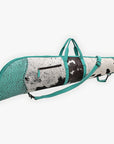 American Darling Hair on Hand Tooled Genuine Western Leather Gun Case| Shoulder Bag Case with Adjustable Strap