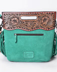 American Darling Crossbody Hand Tooled Genuine Suede Leather Women Bag Western Handbag Purse