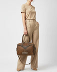 American Darling Western Studded Leather Boston Bag – Vintage Barrel Satchel