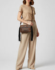 American Darling Small Crossbody Genuine Full Grain Leather Women Bag Western Handbag