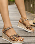 Lara Decor Strappy Wedge Sandals