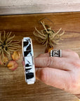 White Buffalo Cuff – Sterling Silver – SF Stamp by Steve Francisco