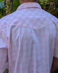 Pink Palaka Inspired Cowboy Cloth Work Jacket