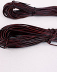 HILASON Thin Round Genuine Leather Cord Thread Lacing 2 Ft and 3 Ft Lengths Beading & Repairs DIY Crafts