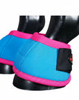 HILASON Ballistic Overreach Bell Boots for Horses Protective, Shock Absorbing, Durable & Comfortable Quick Wrap Hook Loop