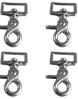 HILASON Trigger Scissor Snap Square Eye Clip Finger Clasp Release Clamp