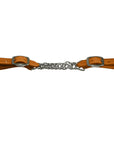 HILASON Western 5/8" Single Flat Link Nickel Twisted Curb Chain Strap