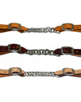 HILASON Western 5/8" Single Flat Link Nickel Twisted Curb Chain Strap