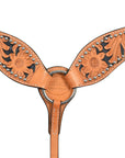 HILASON Western Genuine Leather Horse Breast Collar Tack Tan Floral