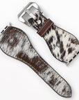 American Darling Hand Tooled I watch Strap Genuine Leather With Beautiful Cactus Painted Smart