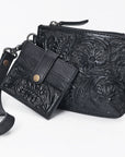 American Darling Women's Coin Purse Western Genuine Leather Handbag