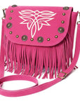 American Darling Women's Crossbody Bag Western Genuine Suede Leather Handbag