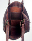 American Darling Women's Tote Bag Western Full Grain Genuine Leather Handbag