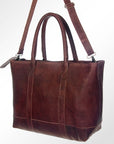American Darling Women's Tote Bag Western Full Grain Genuine Leather Handbag