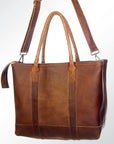 American Darling Women's Tote Bag Western Full Grain Genuine Leather Handbag