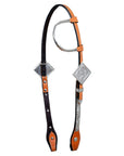 Hilason Western Horse One Ear Headstall Bridle American Leather Tan