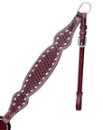 COMFYTACK Western Leather Horse Breast Collar Brown
