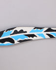 HILASON Western Horse Genuine Leather Printed Breast Collar Turquoise & Black