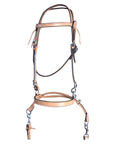 HILASON Western Horse Headstall Tack Genuine American Leather Tan
