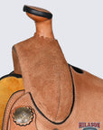 Hilason Western Horse Saddle American Leather Ranch Roping Cowboy