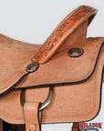 Hilason Western Horse Saddle American Leather Ranch Roping Cowboy