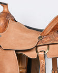 Hilason Western Horse Saddle American Leather Ranch Roping Cowboy