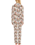 Baha Ranch Western Santa Christmas Women's Pajama Set