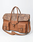 American Darling Hand-Tooled Genuine Leather Briefcase Bag