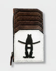 Sandy Rodeo Genuine Hair On Leather Card Holder | Houston Livestock Show and Rodeo
