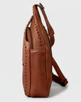 Magnolia Rodeo Genuine Leather Black Embroidered Sling Bag | Houston Livestock Show and Rodeo