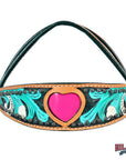 HILASON Western Horse Headstall Breast Collar Genuine American Leather Saddle Tan