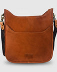 Showground Rodeo Genuine Leather Embroidered Crossbody Bag Hand-Tooled Floral Strap Purse | Houston Livestock Show and Rodeo