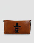 Frontier Rodeo Genuine Leather Black Embroidered Organizer Bag | Houston Livestock Show and Rodeo