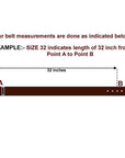 HILASON Western Genuine Leather Belt for Handmade Unisex Heavy Duty Belt