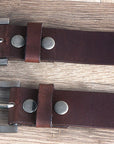HILASON Western Full Grain Genuine Leather Belt for Men & Women Cowboy Unisex
