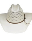 Lonestar Bruce Vented Bangora Straw Cowboy Hat Cattleman Crease, 4 1/4" Brim