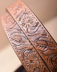 HeavyBuffalo Hide Stiched Belt – Hilason