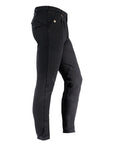 Men's Classic Cotton-Knit Breeches - Self-Patch Normal Waist Brass Hardware