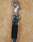 HILASON 30" Horse Bungee Trailer Tie with Nickel Plated Buffalo Snap Heavy Duty Elastic Horse Tie Lead Dark Green