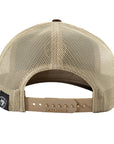 ARIAT Snapback Cap Brown Front with Tan Mesh Back Adjustable One Size