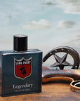 Lane Frost Legendary Cologne for Men – Original Western Woodsy Masculine Fragrance with Cedarwood & Musk