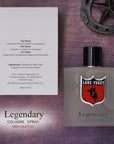 Lane Frost Legendary Frosted Cologne for Men Fresh Western Fragrance with Citrus & Woodsy Notes, Long-Lasting Masculine Scent