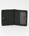 American Darling Genuine Cowhide Leather Wallet for Men – Black & White Patchwork Hair-On Bifold Wallet