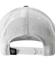 ARIAT Men's Mexican Flag Colors Embroidered Snapback Cap, Black with White Mesh Back, 6-Panel Mid Profile