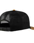 ARIAT Men’s Tan 5-Panel Snapback Cap – 3D Embroidered Logo & Shield, Mesh Back