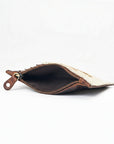 Sandy Rodeo Genuine Hair On Leather Card Holder | Houston Livestock Show and Rodeo