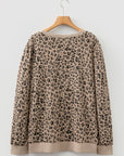 Amaya Textured Ribbed Trim Long Sleeve PLUS Top