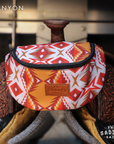 Compact Clip On Saddle Bag With Zipper Closure